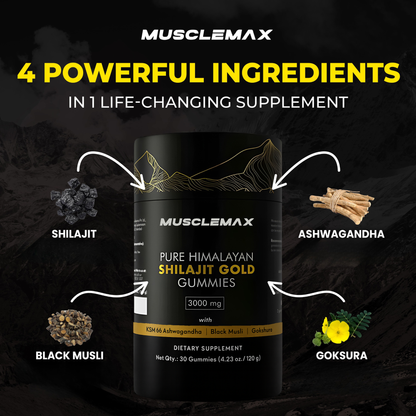 MuscleMax™ Pure Shilajit Gummies