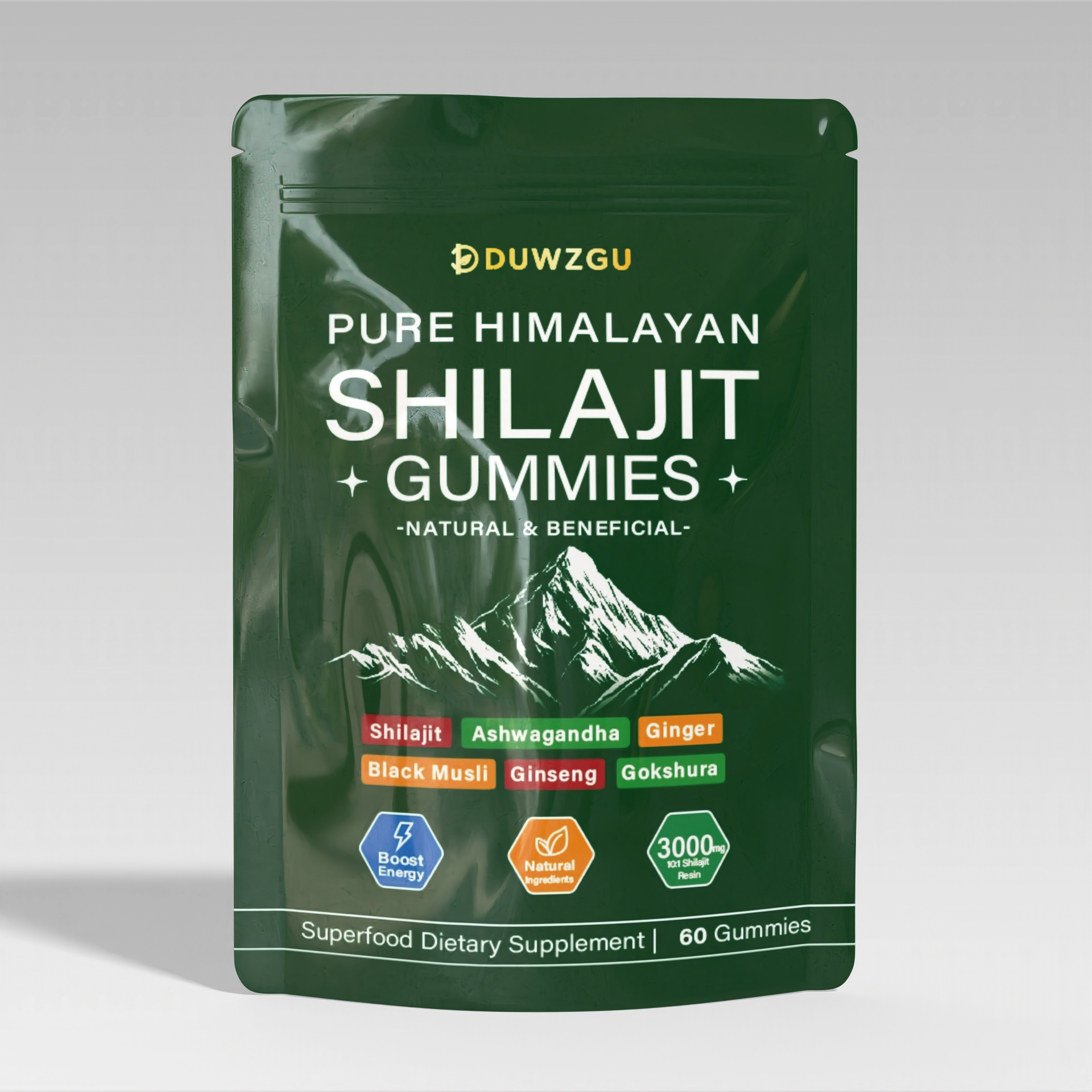 DUWZGU Men's Shilajit Gummies
