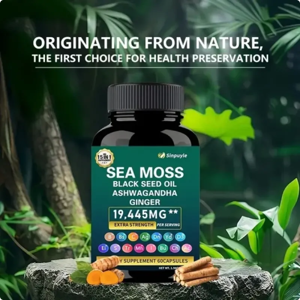15-in-1 Sea Moss & 8-in-1 Shilajit Ashwagandha