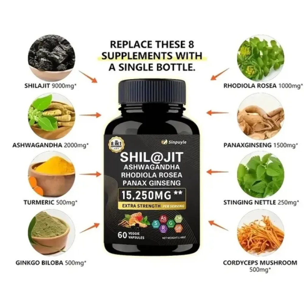15-in-1 Sea Moss & 8-in-1 Shilajit Ashwagandha